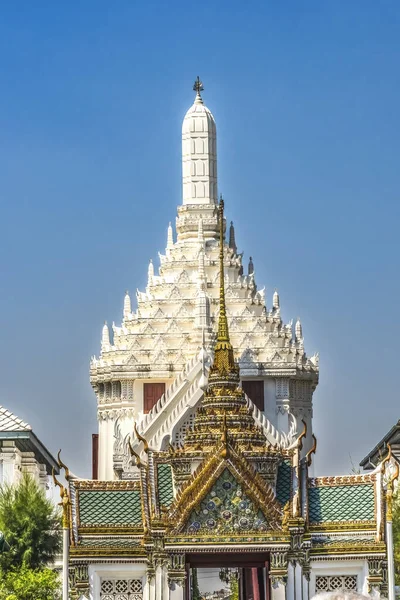 Puerta Salida Pagoda Stupa Prang Grand Palace Bangkok Tailandia Palacio — Foto de Stock