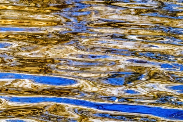Natural Brown Blue Patterns Reflection Abstract Washington State Pacific Northwest — 스톡 사진