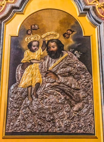 Jasna Gora Polonia Aprilie 2023 Copilul Isus Sfânta Pictură Jasna — Fotografie, imagine de stoc
