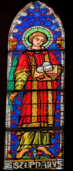 2022年1月5日圣史提芬第一基督教殉道者圣约翰浸信会大教堂大教堂里昂法国 大教堂始建于1180年 结束于1480年 — 图库照片