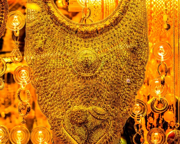 Kolorowe Złote Ozdoby Biżuterii Wielki Bazar Istanbul Turcja Wielki Bazar — Zdjęcie stockowe