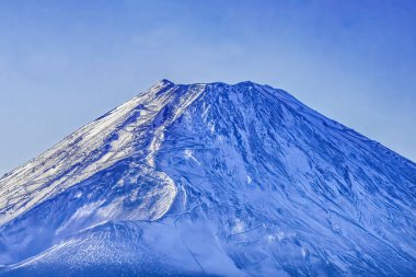 Renkli Karlı Fuji Dağı Hakone Kanwagawa Japonya. Son patlama MS 1707. Japonya 'nın en yüksek dağı 12.000 feet' in üzerindedir. Fuji Dağı Japonya 'nın bir sembolüdür..