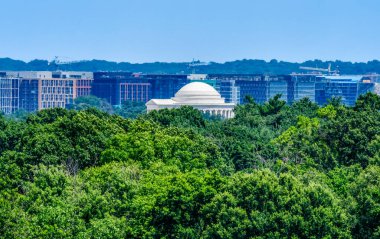 Jefferson Memorial Trees Hükümet Binası, Lee Arlington Ulusal Mezarlığı Virginia Washington DC. 