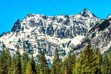 Chikamin Dağı Gold Gölü Pond Pond Tepesi Şelale Dağları Wenatchee Ulusal Ormanı, Washington. Chikamin Tepesi 2700 metre yüksekliğinde..