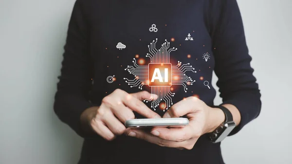 Yapay Zeka, Yapay Zeka, İnternet teknolojisi ile küresel veri bağlantısını kavra, öğrenme makinesi ve büyük veriler, veritabanı yönetimi, bulut hesaplaması yoluyla AI ile çevrimiçi işlem kullan