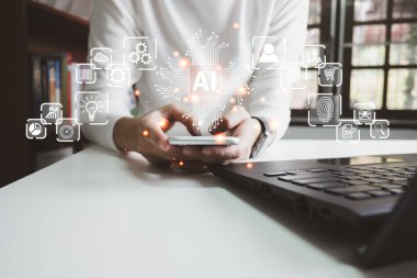 Yapay zeka, Yapay Zeka, Chatbot Sohbeti ve Yapay Zeka, arama ve komut komutu ile veri bulma, robot öğrenme makinesi resim ya da yazı otomatiği oluşturma ya da üretme