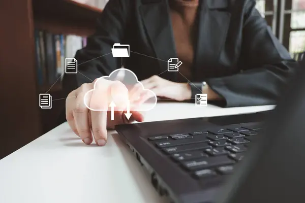 Document Management System DMS, Online document database management, Organization document Organized, automated processes to manage files, ERP enterprise efficient, business technology