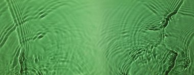Natural Green Texture. Nature Concept. Green Freshness Smooth Water Ripple. Background for Environmental and Sustainable Resources. Top View clipart