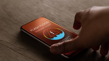 İklim Değişikliği İçin Dayanıklılık ve Uyumluluk, Çevre Sorunu, Cep Telefonu Seli Uyarı Sistemi