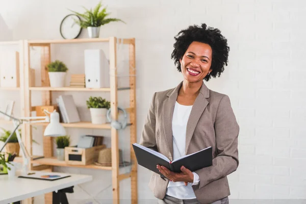 stock image african american businesswoman in office