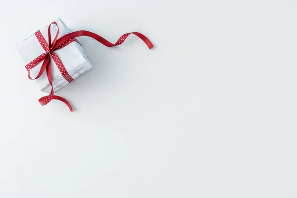 stock image christmas gift, bow and ribbon close up