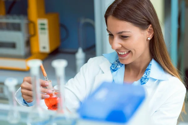 stock image scientist working in the laboratory