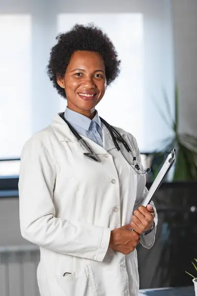Confident Female Doctor Medical Office Royalty Free Stock Images