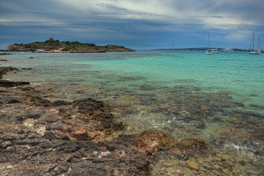 Cala Comtesa Illetes Mallorca Adası, Balearic Islands, İspanya