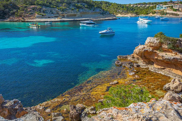 Baia Portals Vells Sull Isola Maiorca Isole Baleari Nel Mar — Foto Stock
