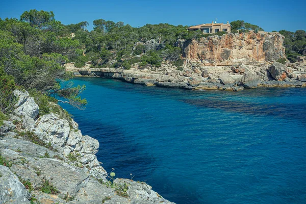 Cala Salmunia Mallorca Szigetén Baleár Szigeteken Spanyolországban — Stock Fotó