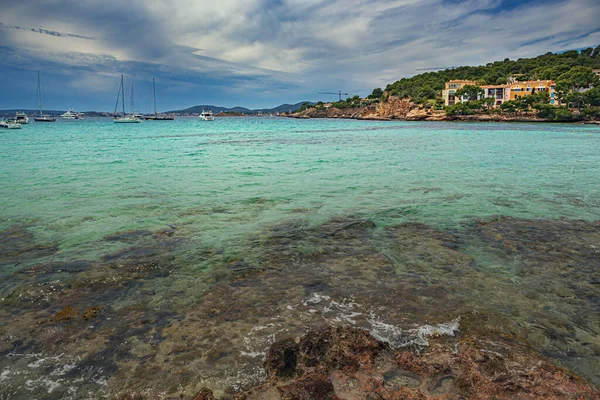 Cala Comtesa Illetes Mallorca Adası Balearic Islands Spanya — Stok fotoğraf