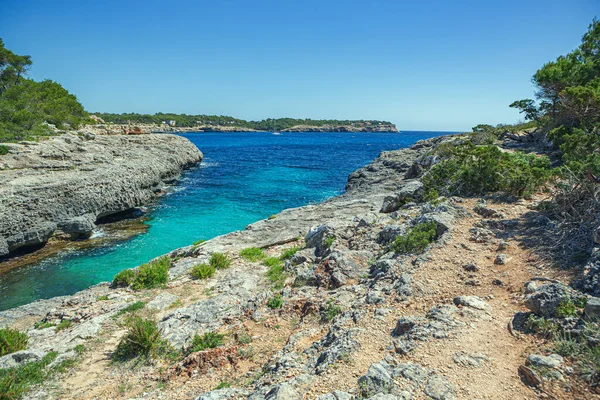 Cala Llombards Mallorca Island Balearic Islands Spain — стокове фото