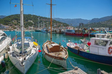 Bağlantı noktası De Nottingham, Mallorca, İspanya - Circa Mai, 2016: Port de Nottingham Mallorca Adası, Akdeniz'de, İspanya Balear Adaları