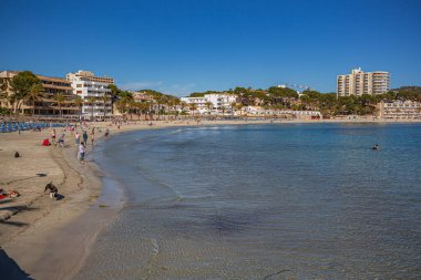 Mallorca, Balearic Adaları, İspanya - Circa Mai, 2016: Mallorca Adası kıyıları, Akdeniz 'deki Balear Adaları, İspanya