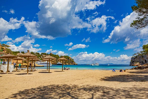 Майорка Балеарські Острови Іспанія Circa Mai 2016 Портали Vells Пляжу — стокове фото