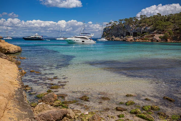 Portals Vells Bay Ostrově Mallorca Baleárské Ostrovy Středozemním Moři Španělsko — Stock fotografie