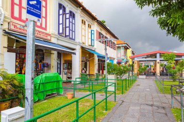 SİNGAPORE, SINGAPORE - CRCA SEPTEMBER, 2017: Singapur 'un Küçük Hindistan' ı, Singapur.