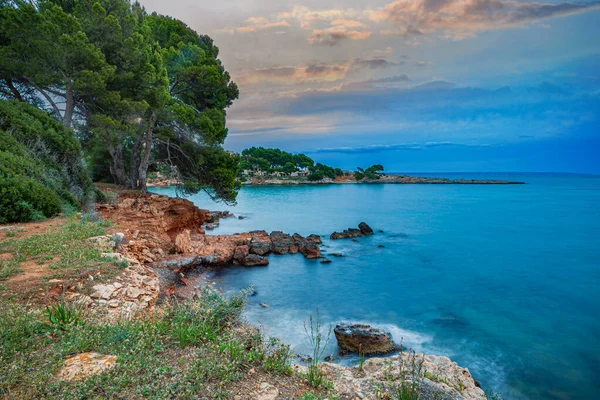 Mallorca Partján Sziget Baleár Szigetek Földközi Tengeren Spanyolország — Stock Fotó