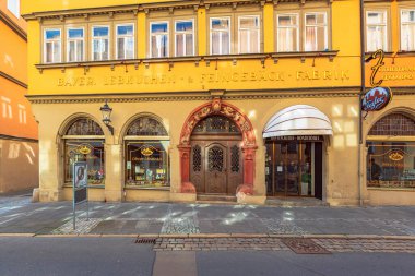 COBURG, BAVARIA, GERMANY - CIRCA MAYIS 2023: Coburg, Almanya 'daki Rosengasse