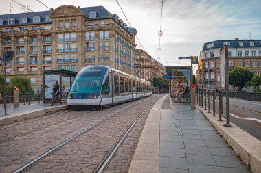 STRASBOURG, GRAND EST, FRANCE - CRCA AĞUSTOS, 2023: Fransa 'nın Strazburg kentinin manzarası.