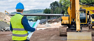 Bir neu otoyol bölümü inşaatı