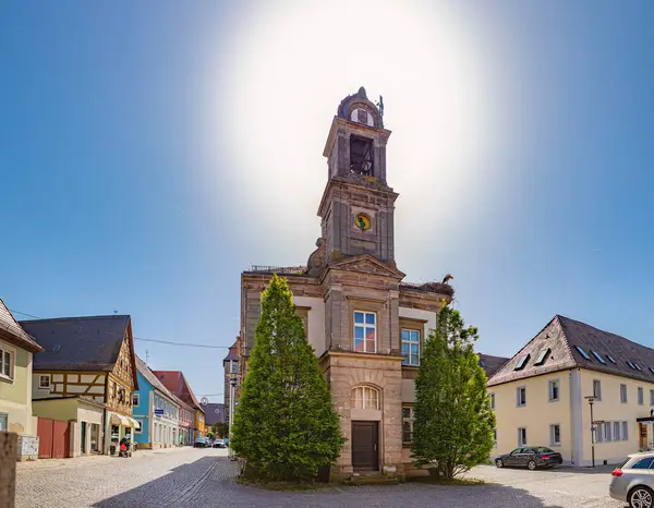 Heimatmuseum Hoechstadt Sebuah Kota Der Aisch Bavaria Jerman Stok Foto