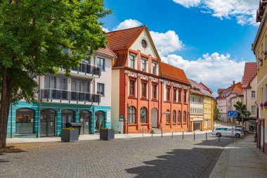 BAD SALZUNGEN, THURINGIA, GERMANY - CIRCA HAZİRAN 2024: Almanya 'nın Thüringen kentindeki Bad Salzungen şehri.