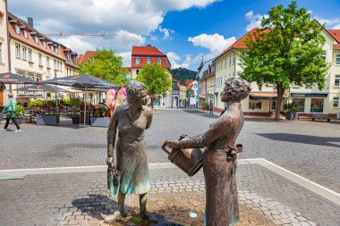 BAD SALZUNGEN, THURINGIA, GERMANY - CIRCA JUNE 2024: The Markt of Bad Salzungen town in Thuringia, Germany. clipart