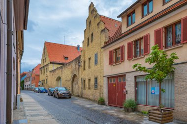 Almanya 'nın Bavyera kentindeki Bad Neustadt an der Saale.