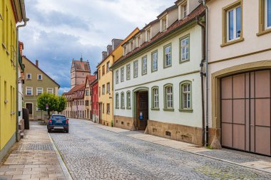 Almanya 'nın Bavyera kentindeki Bad Neustadt an der Saale.