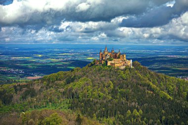 Hohenzollern Kalesi, Bisingen, Almanya.