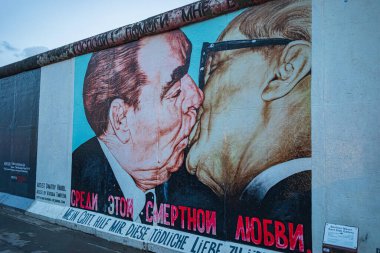 Berlin, Almanya 'dan Berliner Mauer.