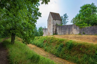 Bad Neustadt yakınlarındaki Burg Salzburg an der Saale, Bavyera, Almanya
