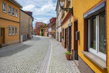 The Alte Strasse in Rudolstadt, Thuringia, Germany clipart