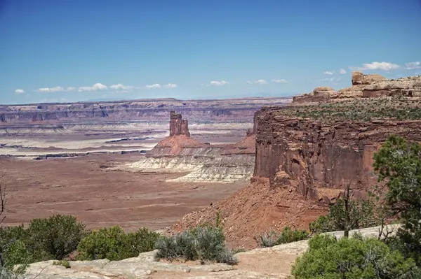 Moab yakınlarındaki Canyonlands Ulusal Parkı 'nda şamdan kulesi, Utah _ 4265