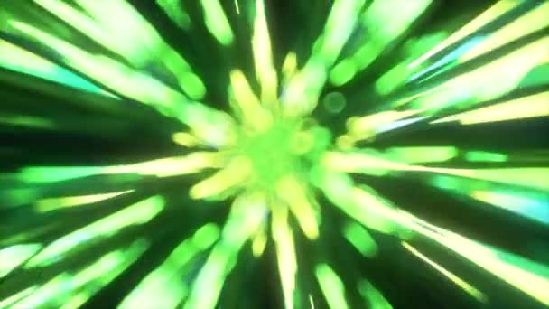 Koncepcja Cyfrowej Transmisji Danych Zielone Neony Graficzne Tworzenie Wizji Szybkiego — Wideo stockowe