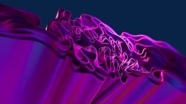 Birbirine dolanmış canlı renklerin büyüleyici akışı soyut, organik bir form yaratıyor. Üç boyutlu bir animasyonda mükemmel bir sıcaklık ve serinlik dengesi..