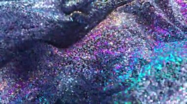 Pullar denizi ışıl ışıl maviler ve morlardan oluşan büyüleyici bir doku yaratır. 3 Boyutlu Canlandırma.