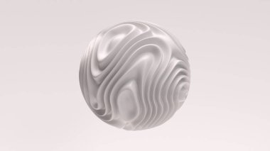 Kürenin hipnotik döngüsel animasyonu. Üç boyutlu dalgaların sonsuz animasyonu. Döngüsel düz hareket tasarımı. Tatmin edici animasyon. 3D döngüsel canlandırmanın arkaplanı.