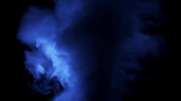 Реалістична Торнадо Анімація Природна Сцена Шторму Блимаючим Неоновим Світлом Ізольованому — стокове відео