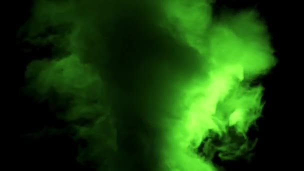 Realistic Tornado Close Animation Natural Storm Scene Flashing Neon Light Stockvideo