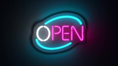 açık neon tabela, neon tabela, tabela, tabela, tabela, tabela, neon tabela, kafe, restoran,