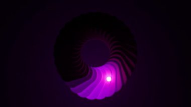 Fütüristik üç boyutlu şekiller, modern ve teknolojik estetik gerektiren projeler için görsel olarak çarpıcı bir etki yaratarak, neon ışıklarını değiştiren özelliklere sahiptir.