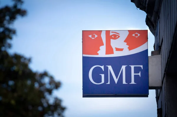 Bordeaux Frankrijk Februari 2018 Gmf Logo Voor Hun Lokale Agentschap — Stockfoto